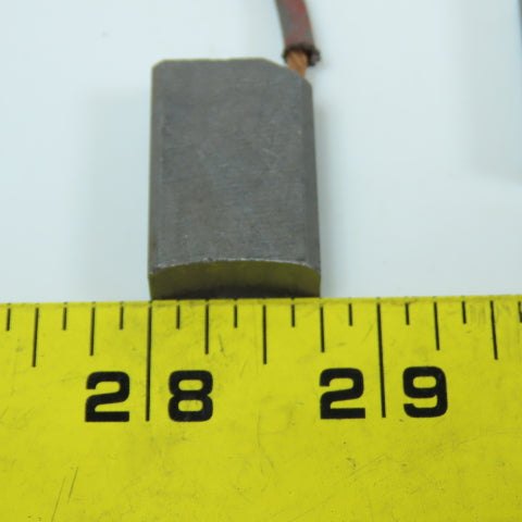 Y122 Electric Motor Carbon Brushes 1-1/8" L x 3/4" W x 3/8" Thick Lot Of 10