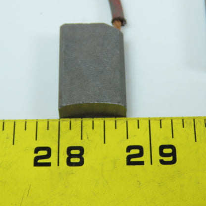 Y122 Electric Motor Carbon Brushes 1-1/8" L x 3/4" W x 3/8" Thick Lot Of 10