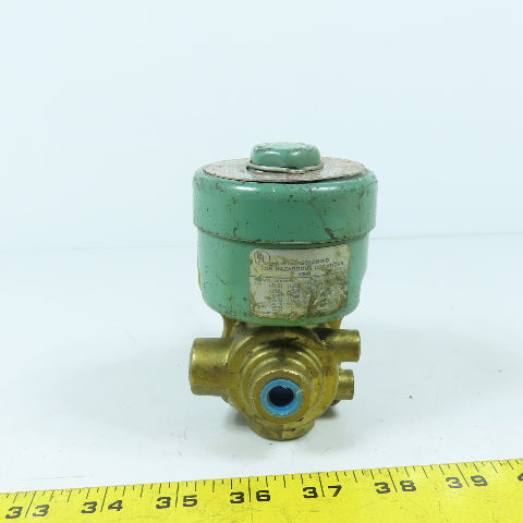 Asco 8342B2 1/4" 125PSI 3-Way Solenoid Valve Air Gas Water Oil 120V Coil