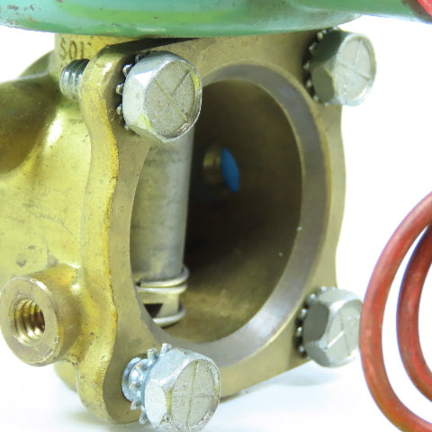 Asco 8342B2 1/4" 125PSI 3-Way Solenoid Valve Air Gas Water Oil 120V Coil