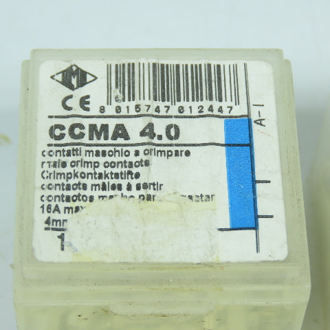 ILME CCMA 4.0 Male Crimp Style Contact AWG 12 16A 4mm2 Lot Of Approx 300