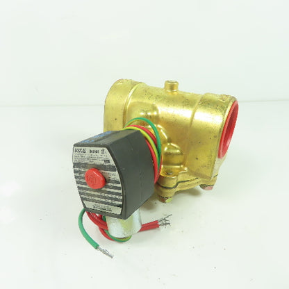 Asco EF8210G22V Red-Hat II Solenoid Valve 1-1/2" 5-150PSI 110/120V Coil