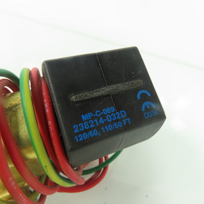 Asco EF8210G22V Red-Hat II Solenoid Valve 1-1/2" 5-150PSI 110/120V Coil