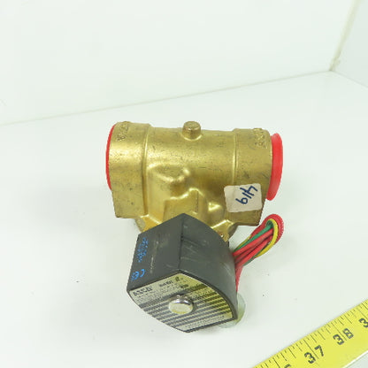 Asco EF8210G22V Red-Hat II Solenoid Valve 1-1/2" 5-125PSI 110/120V Coil