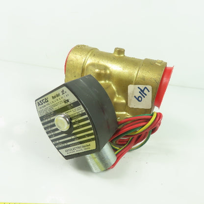 Asco EF8210G22V Red-Hat II Solenoid Valve 1-1/2" 5-125PSI 110/120V Coil