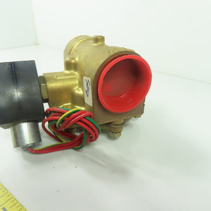 Asco EF8210G22V Red-Hat II Solenoid Valve 1-1/2" 5-125PSI 110/120V Coil