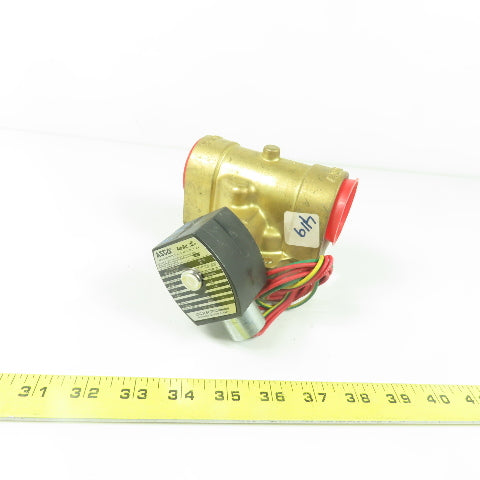 Asco EF8210G22V Red-Hat II Solenoid Valve 1-1/2" 5-125PSI 110/120V Coil