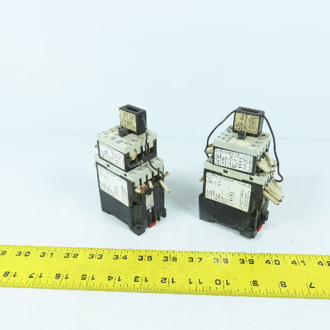 Square D PH40E 8501 Contactor Relay 20A 120V Coil W/ P1.40 Attachment Lot Of 2