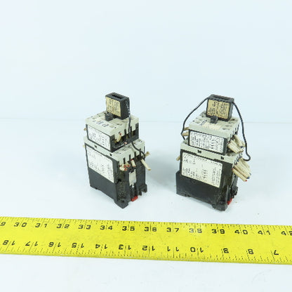 Square D PH40E 8501 Contactor Relay 20A 120V Coil W/ P1.40 Attachment Lot Of 2