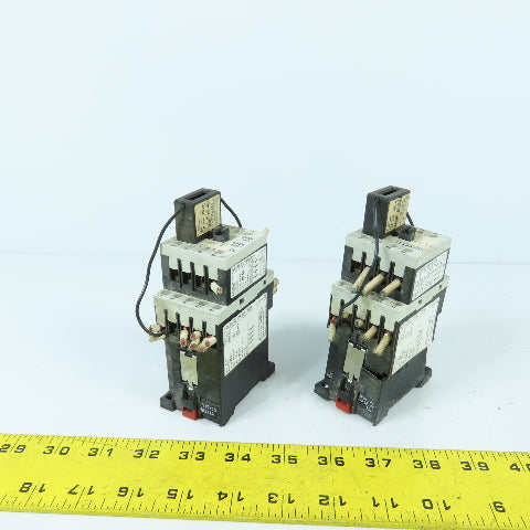 Square D PH40E 8501 Contactor Relay 20A 120V Coil W/ P1.40 Attachment Lot Of 2