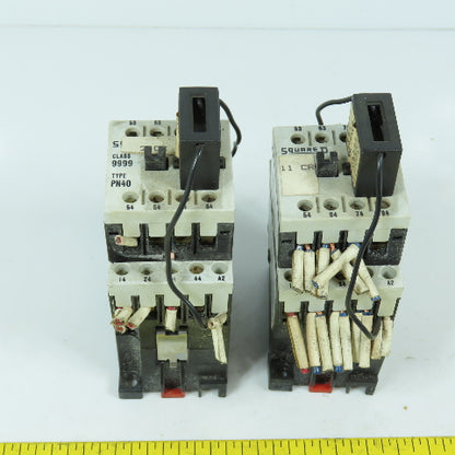 Square D PH40E 8501 Contactor Relay 20A 120V Coil W/ P1.40 Attachment Lot Of 2