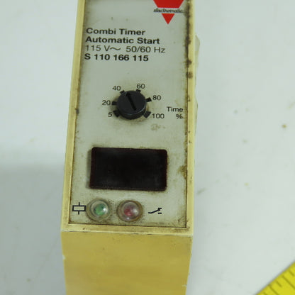 Carlo Gavazzi S 110 166 Combi Timer Automatic Start 115V 50-60HZ 5-100