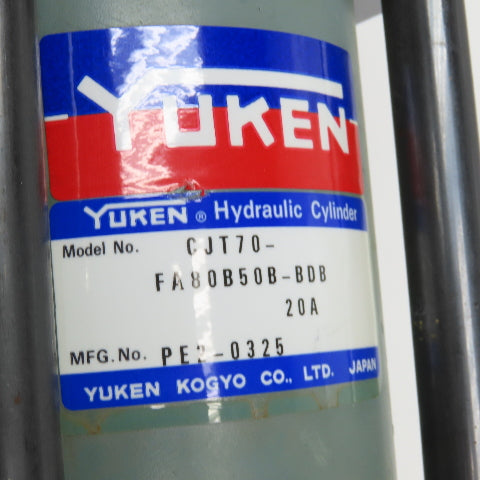 Yuken CJT70-FA80B50B-BDB 80mm Bore 50mm Stroke Double Acting Hydraulic Cylinder