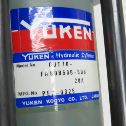 Yuken CJT70-FA80B50B-BDB 80mm Bore 50mm Stroke Double Acting Hydraulic Cylinder