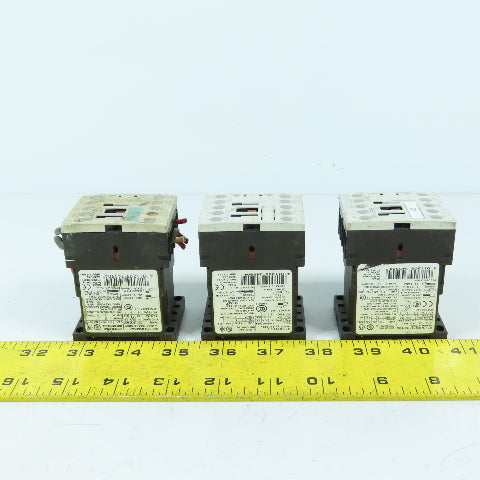 Siemens 3RT1017-1AK61 Sirius Contactor Relay 120V Coil Lot Of 3