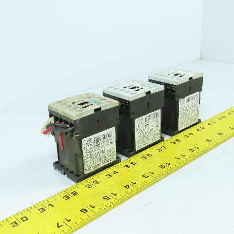 Siemens 3RT1017-1AK61 Sirius Contactor Relay 120V Coil Lot Of 3