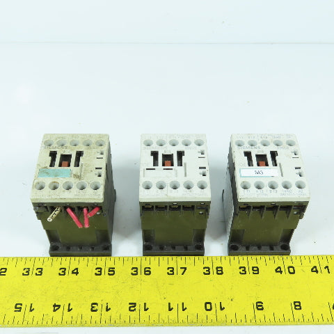 Siemens 3RT1017-1AK61 Sirius Contactor Relay 120V Coil Lot Of 3