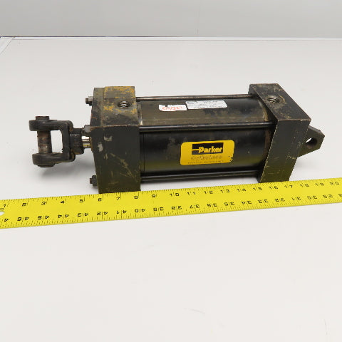 Parker BC2ANU14 4" Bore 6" Stroke Double Acting Clevis Mount Air Cylinder