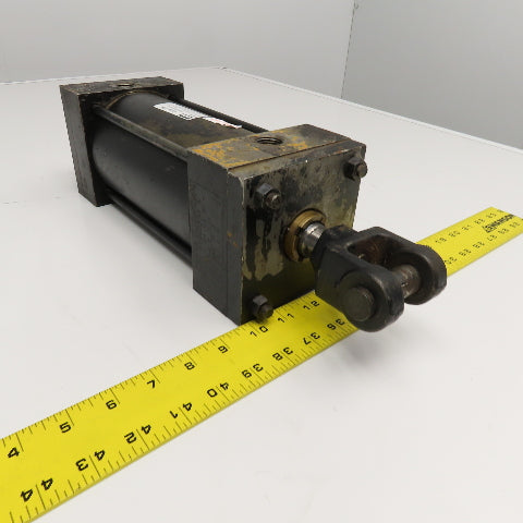 Parker BC2ANU14 4" Bore 6" Stroke Double Acting Clevis Mount Air Cylinder