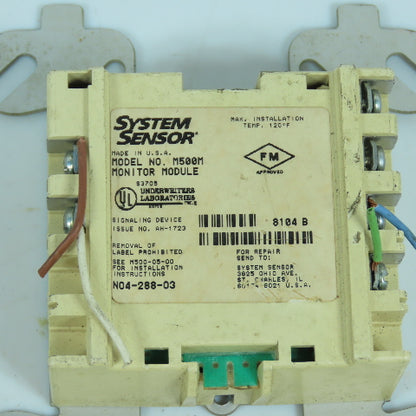 System Sensor M500M Monitor Module 15-32VDC Lot Of 2
