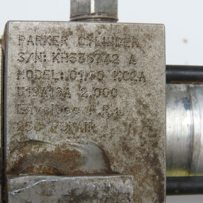 Parker KC2AU19A19A 1" Bore 2" Stroke Double Rod Air Cylinder