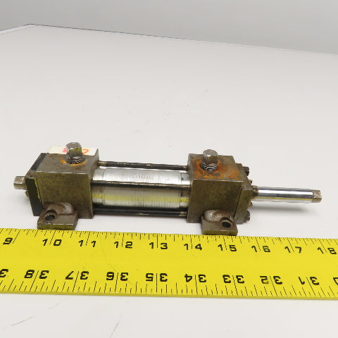 Parker KC2AU19A19A 1" Bore 2" Stroke Double Rod Air Cylinder