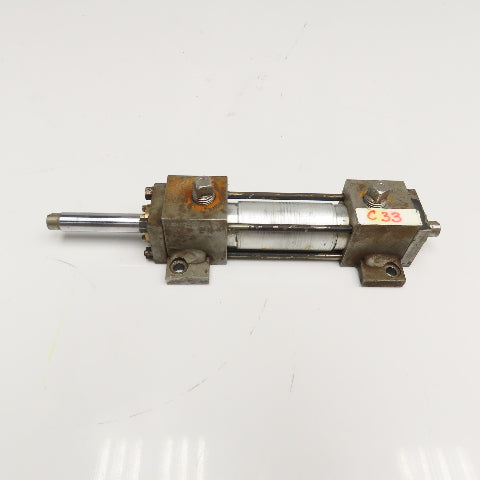 Parker KC2AU19A19A 1" Bore 2" Stroke Double Rod Air Cylinder