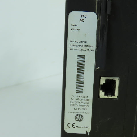 General Electric GE UR 9GH Multilin Universal Relay CPU 9G RS485 10Base-F