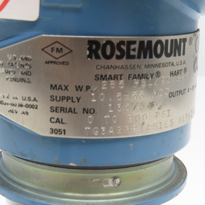 Rosemount Smart Family 1" Flange Mount Pressure Transmitter Housing 10.5-55VDC