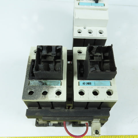 Siemens 3RA1235-4EB34-1AK6 Reversing Combination Starter &Overload 3RV1031-4DA10