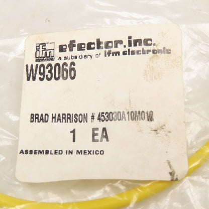 IFM W93066 60-75V 3 Wire Sensor Cable Male Female Cord Set