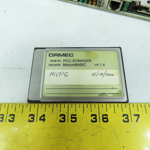 Orion ORN043 / ORN-043 Ormec System Controller Circuit Board W/ PCC-SYS4/0006