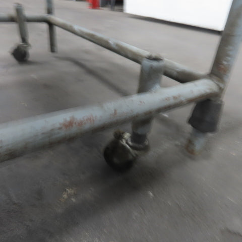 Cotterman 2-Step Steel Rolling Ladder Steps 24" Wide 20" Tall