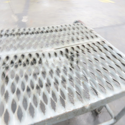 Cotterman 2-Step Steel Rolling Ladder Steps 24" Wide 20" Tall