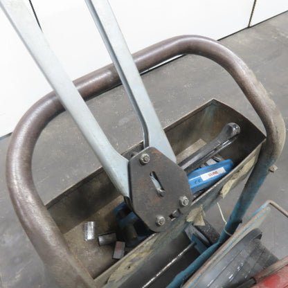 5/8" Plastic Banding Strapping Dispenser Cart W/ (2)Tensioner & Crimper