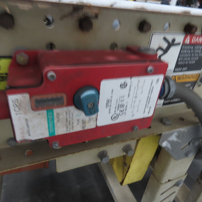 ACS 51" x 48" 2-Section Power Roller Conveyor 3Ph 230/460V 48"BF 60FPM