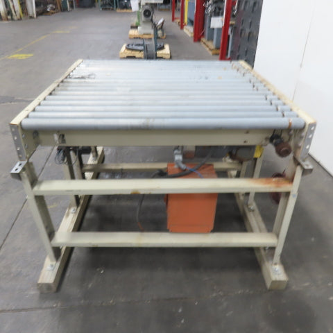 ACS 51" x 48" 2-Section Power Roller Conveyor 3Ph 230/460V 48"BF 60FPM