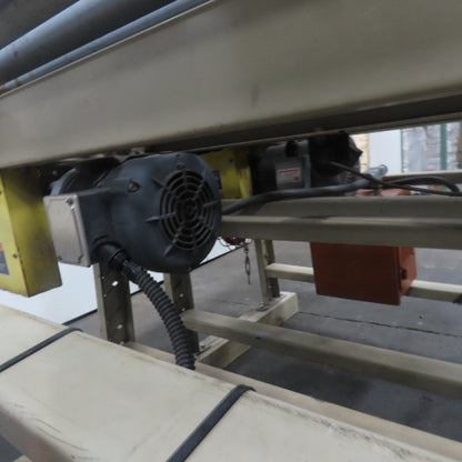 ACS 51" x 48" 2-Section Power Roller Conveyor 3Ph 230/460V 48"BF 60FPM