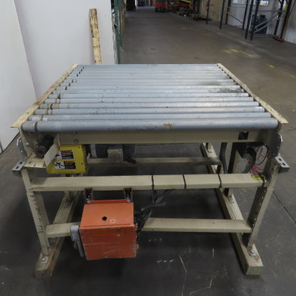 ACS 51" x 48" 2-Section Power Roller Conveyor 3Ph 230/460V 48"BF 60FPM