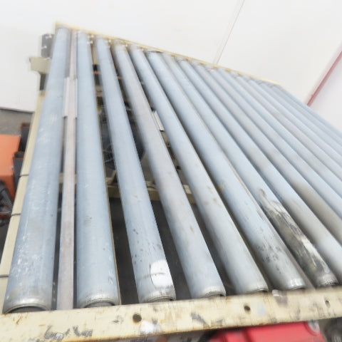 ACS 51" x 48" 2-Section Power Roller Conveyor 3Ph 230/460V 48"BF 60FPM