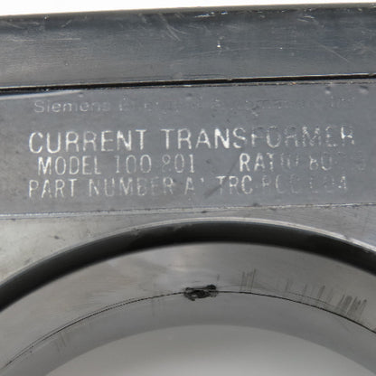 Siemens A1-TRC-ROC-004 100-801 800:5A Ratio Current Transformer 600V 50-400Hz