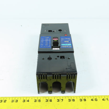 Mitsubishi NF100-CS 100A 3-Pole Circuit Breaker 600VAC W/ Covers