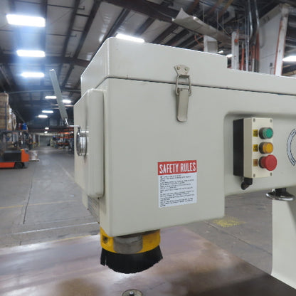 CanTek SR-750 7.5HP Pneumatic Overarm Pin Router 3Ph 460V 29-1/2" Throat