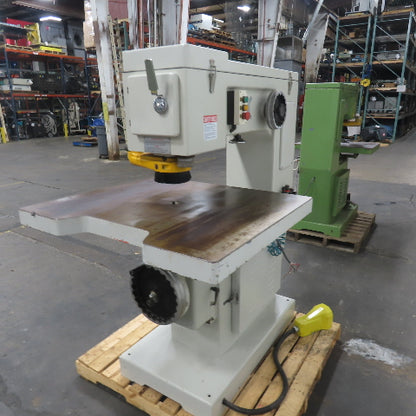 CanTek SR-750 7.5HP Pneumatic Overarm Pin Router 3Ph 460V 29-1/2" Throat