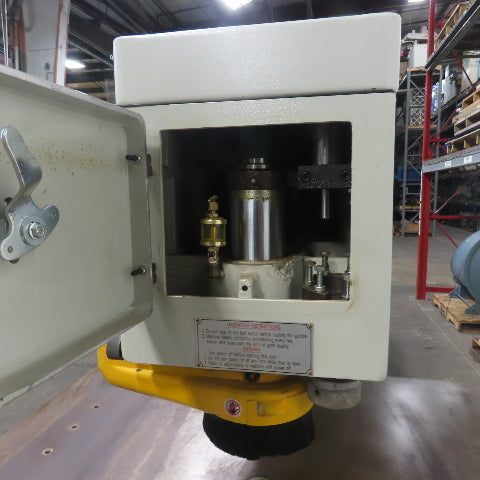 CanTek SR-750 7.5HP Pneumatic Overarm Pin Router 3Ph 460V 29-1/2" Throat