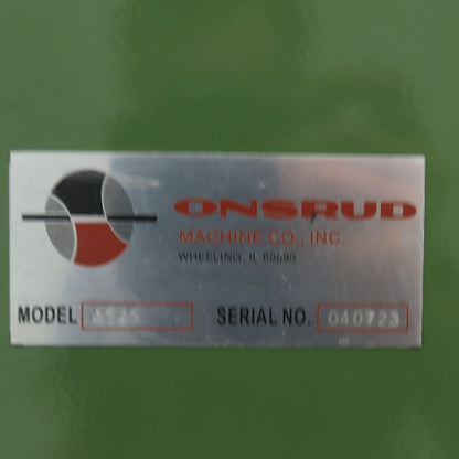 Onsrud W525 7.5HP Throat Over Arm Pin Horn Router 3Ph 460V 25-1/2" Throat