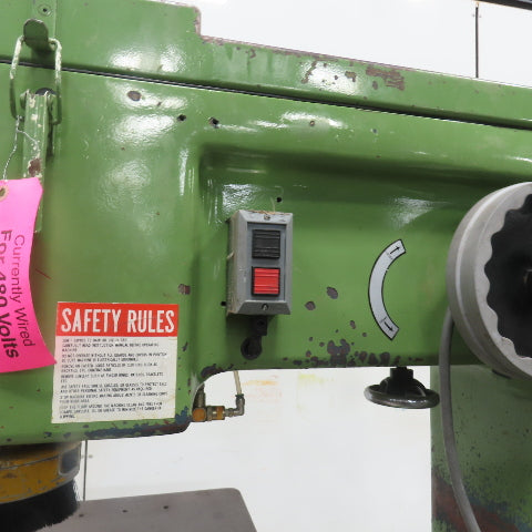 Onsrud W525 7.5HP Throat Over Arm Pin Horn Router 3Ph 460V 25-1/2" Throat