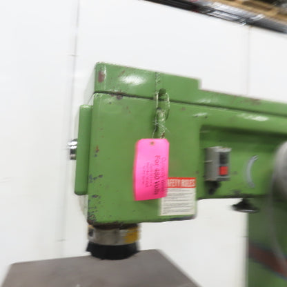 Onsrud W525 7.5HP Throat Over Arm Pin Horn Router 3Ph 460V 25-1/2" Throat