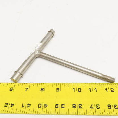 M10x1.5 Threaded End Welded T-Handle Stainless Steel 6-1/4" OAL