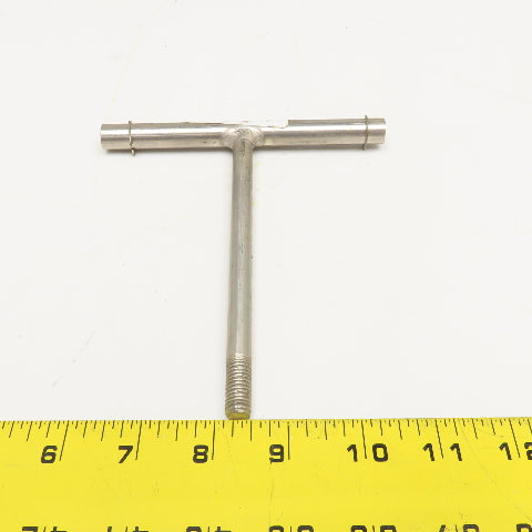 M10x1.5 Threaded End Welded T-Handle Stainless Steel 6-1/4" OAL